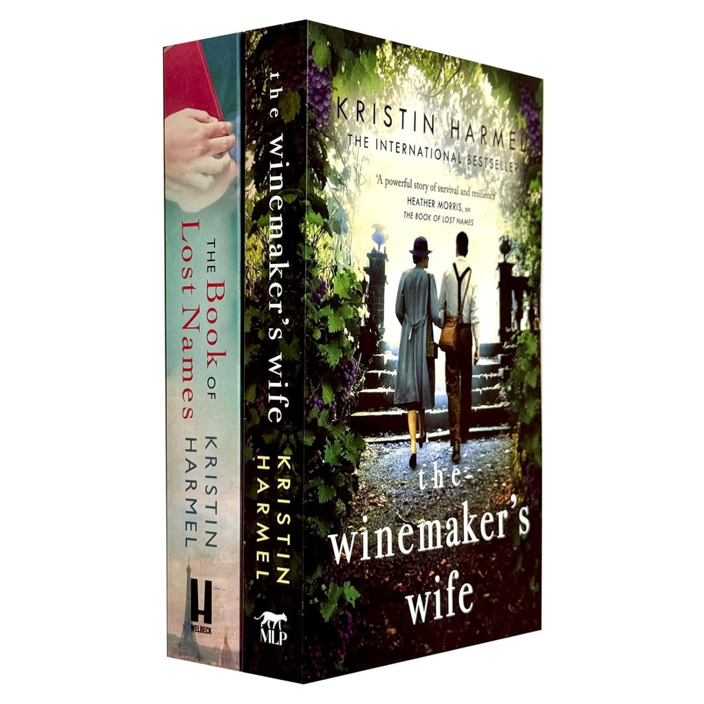 Kristin Harmel 2 Books Collection Set (The Winemaker's Wife & The Book of Lost Names)
