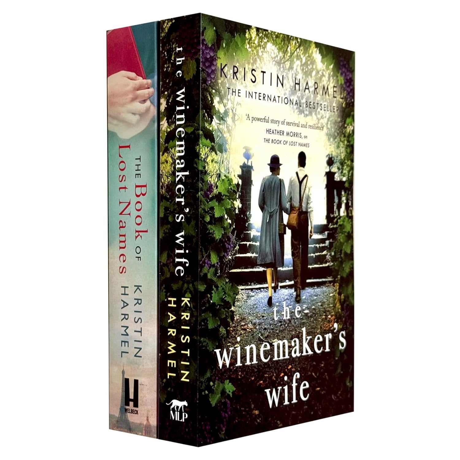 Kristin Harmel 2 Books Collection Set (The Winemaker's Wife & The Book of Lost Names)