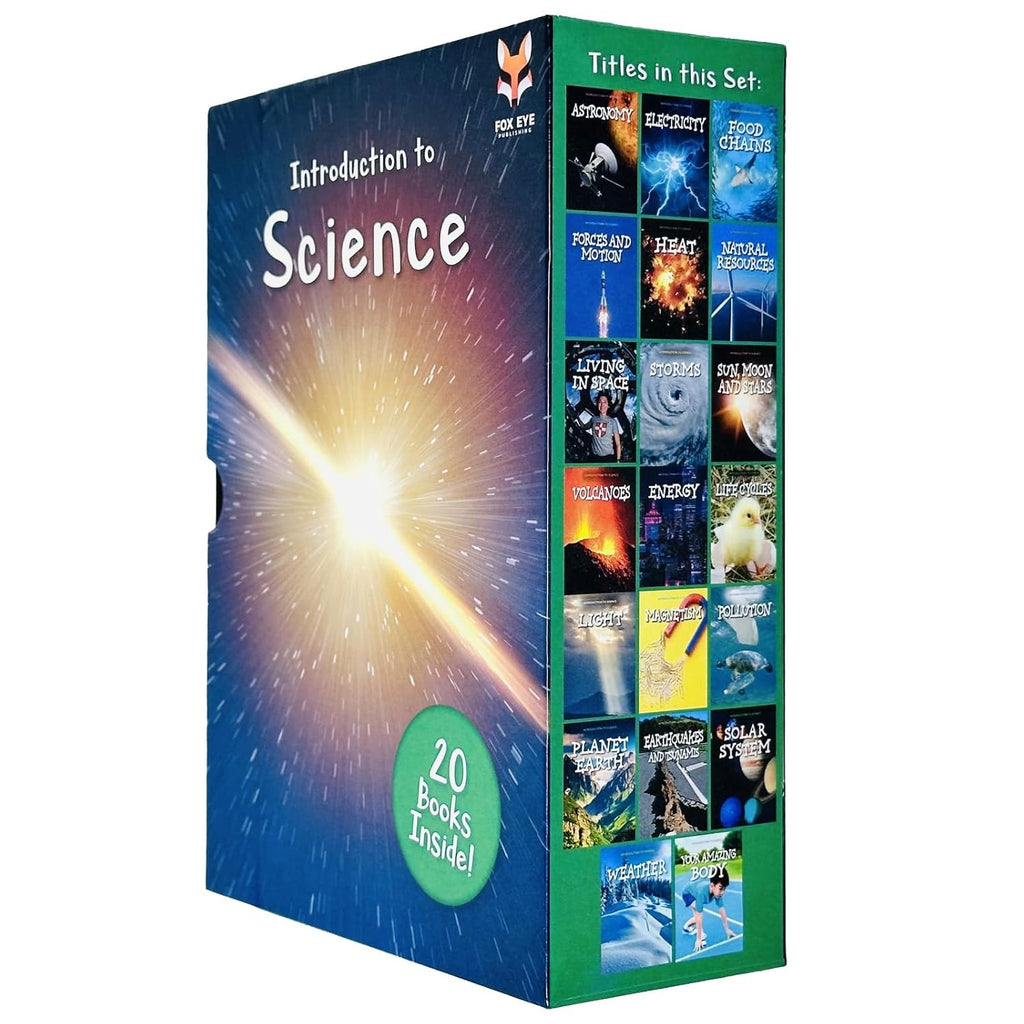 Introduction to Science for Beginners 20 Books Collection Box Set by Jasmine Brooke (Electricity, Food Chains, Forces and Motion, Heat, Natural Resources)