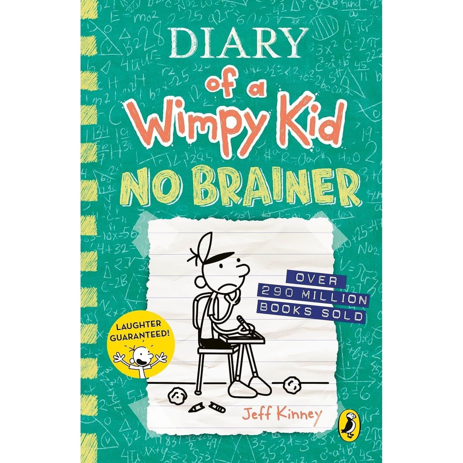 Diary of a Wimpy Kid: Books (18–20) Greg Heffley’s Best Friend 4 Books Collection Set(Jeff Kinney) (No Brainer, Hot Mess, Partypooper)