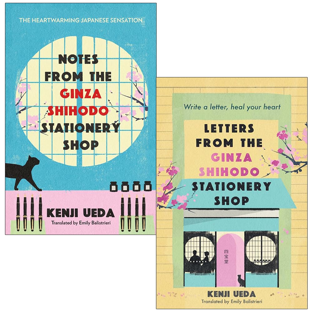 Kenji Ueda Collection 2 Books Set (Notes from the Ginza Shihodo Stationery Shop & Letters from the Ginza Shihodo Stationery Shop)