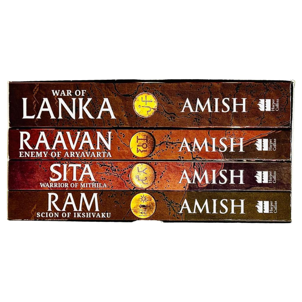 Amish Tripathi Ram Chandra Series Collection 4 Books Set (Suheldev, Sita, Raavan & War of Lanka)