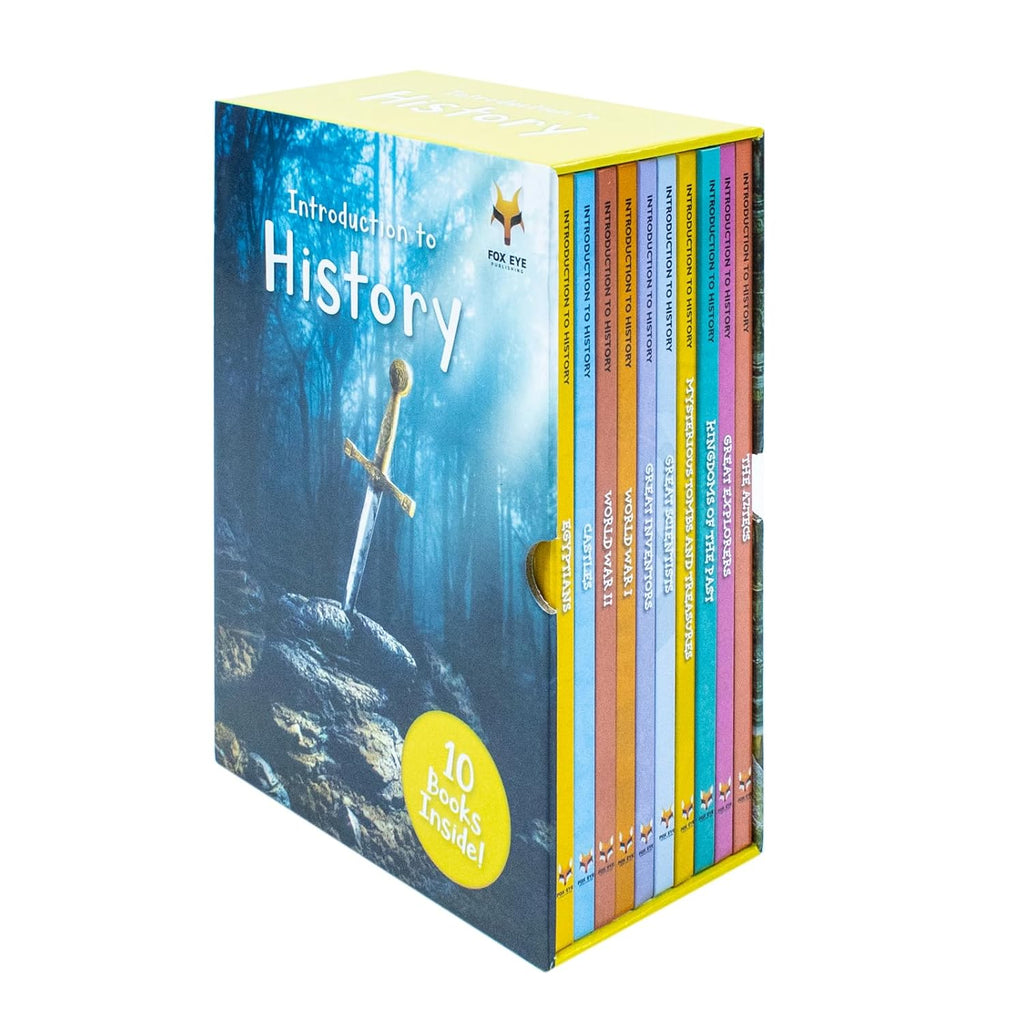 Children Introduction To History For Beginners (Series 2) 10 Hardback Book Collection Set (The Aztecs, Castles, Egyptians, Great Explorers)