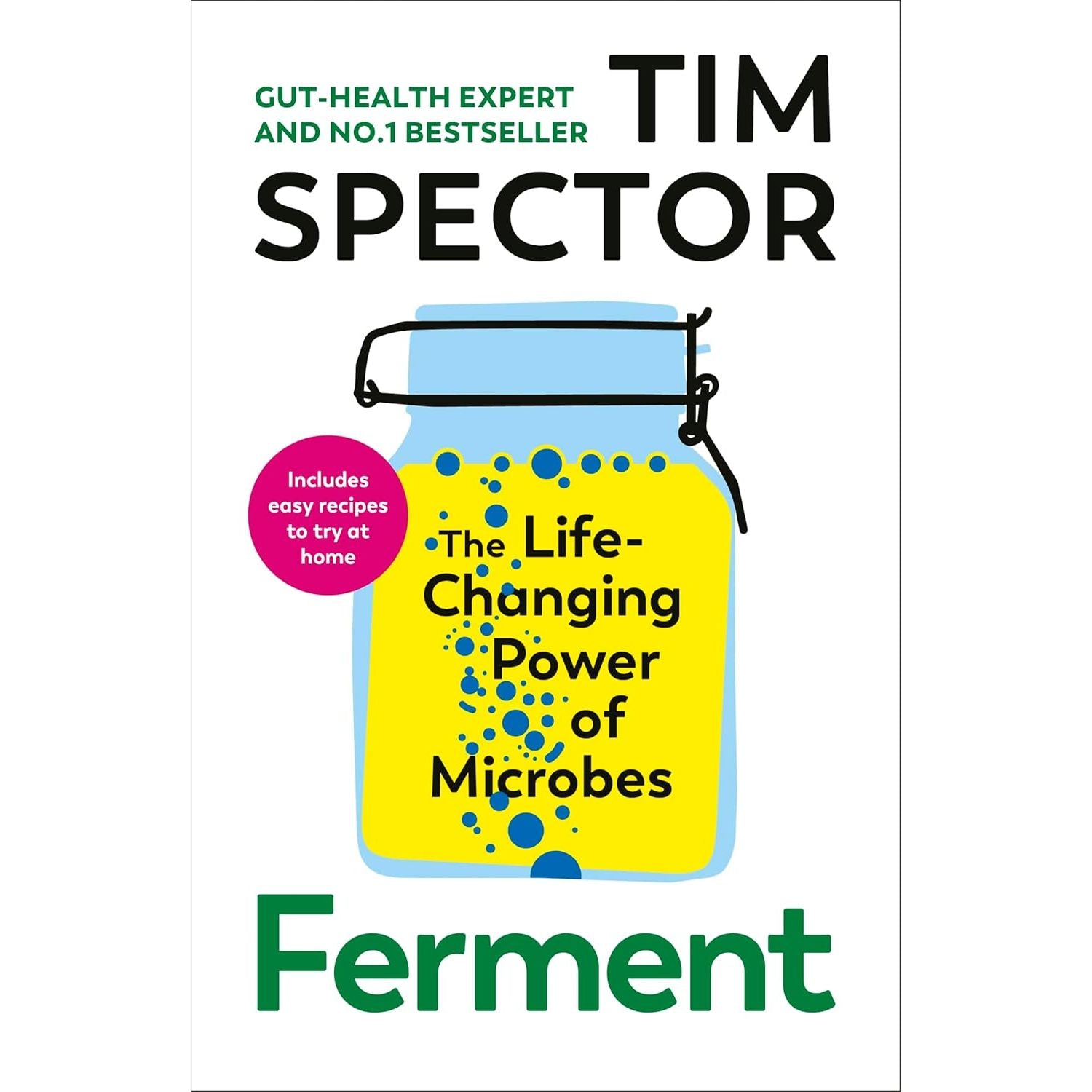 Tim Spector 3 Books Collection Set (Ferment(HB), Identically Different, The Diet Myth)