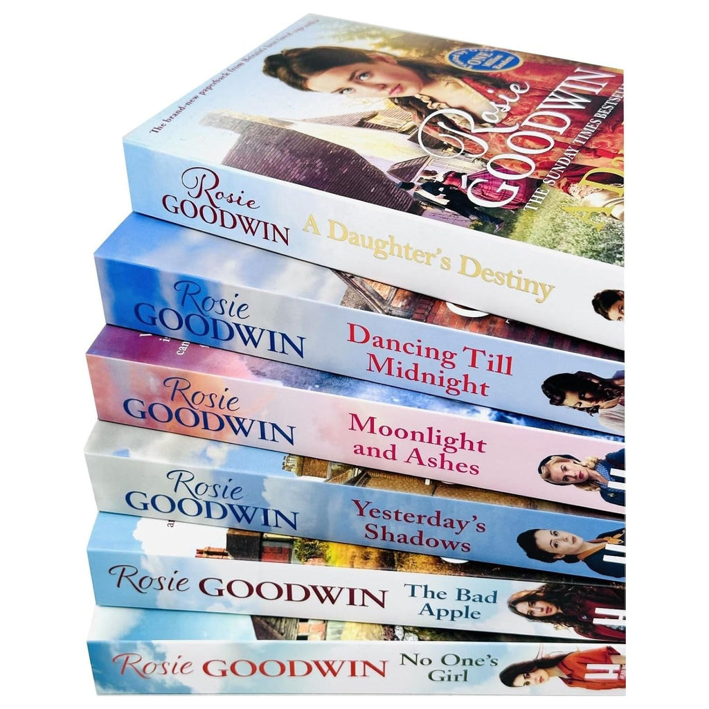 Rosie Goodwin 6 Books Collection Set No One's Girl, A Daughter's Destiny, Dancing Till Midnight