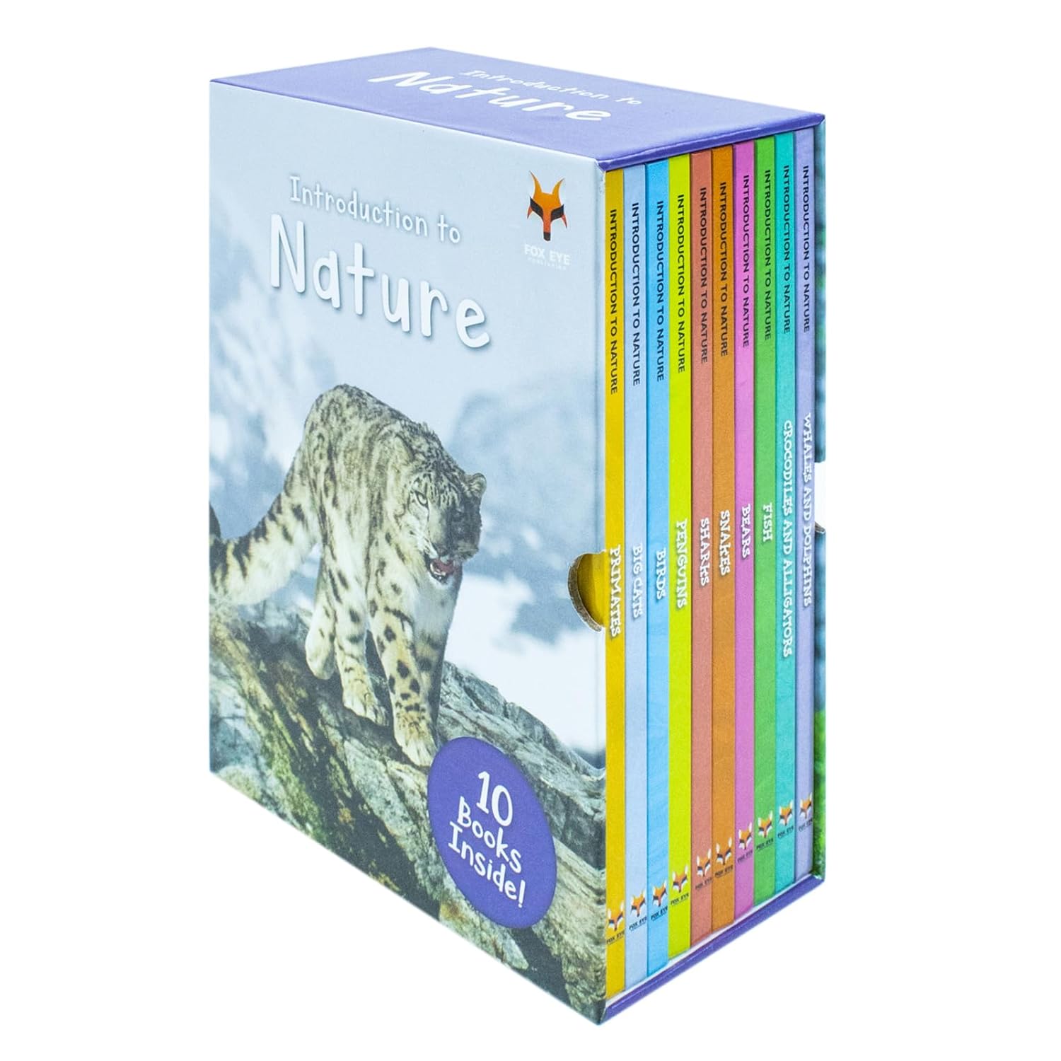 Children Introduction To Nature For Beginners 10 Hardback Books Collection Set (Bear, Big Cats, Birds, Crocodiles And Alligators)
