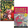 The Christmas Pig and Harry Potter and the Philosopher's Stane By J.K. Rowling 2 Books Collection Set