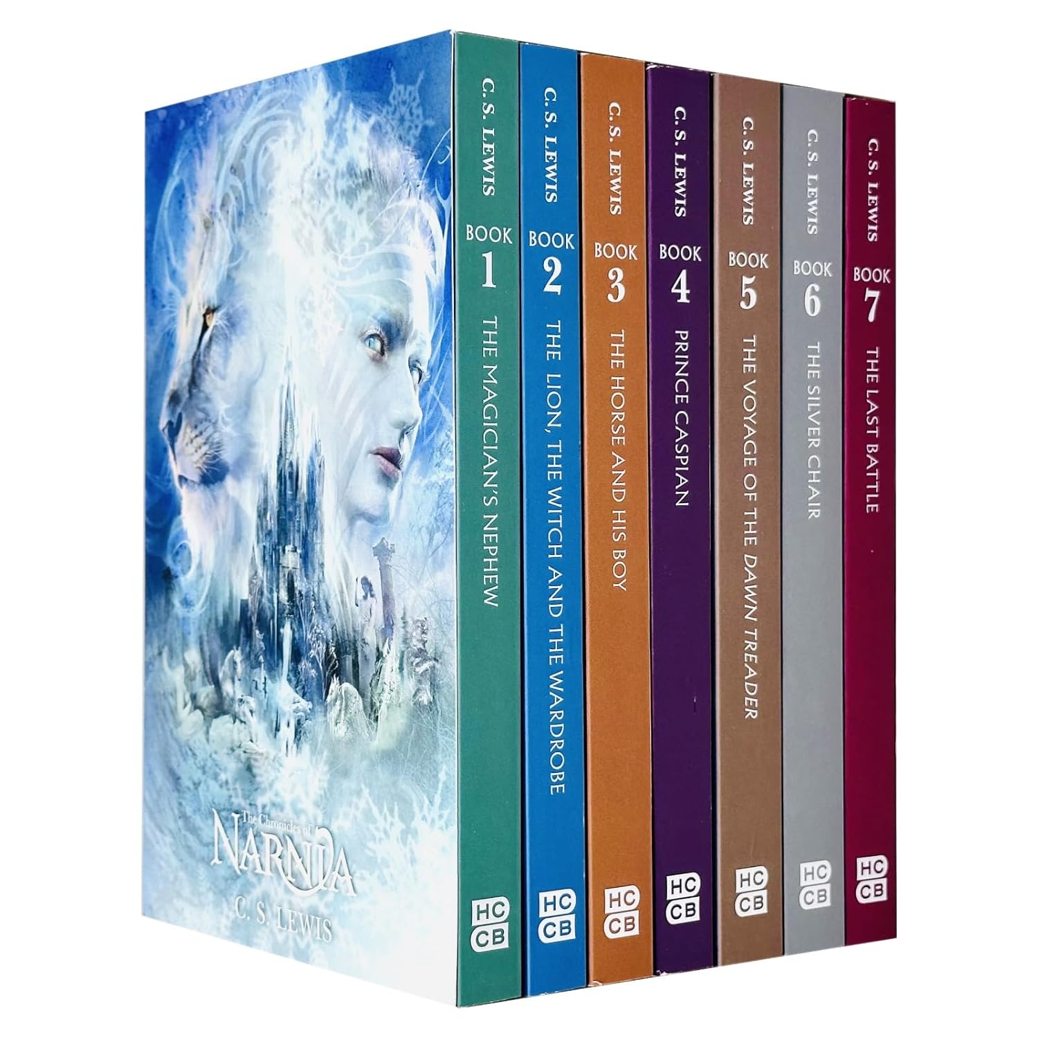 The Chronicles of Narnia 7 Books Collection Box Set By C S Lewis The Lion the Witch and the Wardrobe, The Horse and His Boy