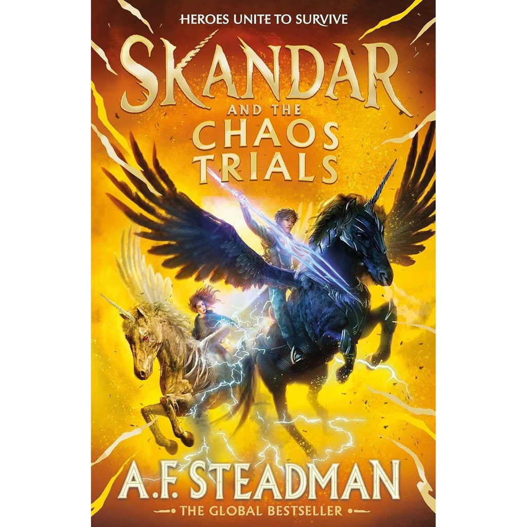 Skandar Series 2 Books Collection Set By A.F. Steadman (Skandar and the Chaos Trials & Skandar and the Skeleton Curse)