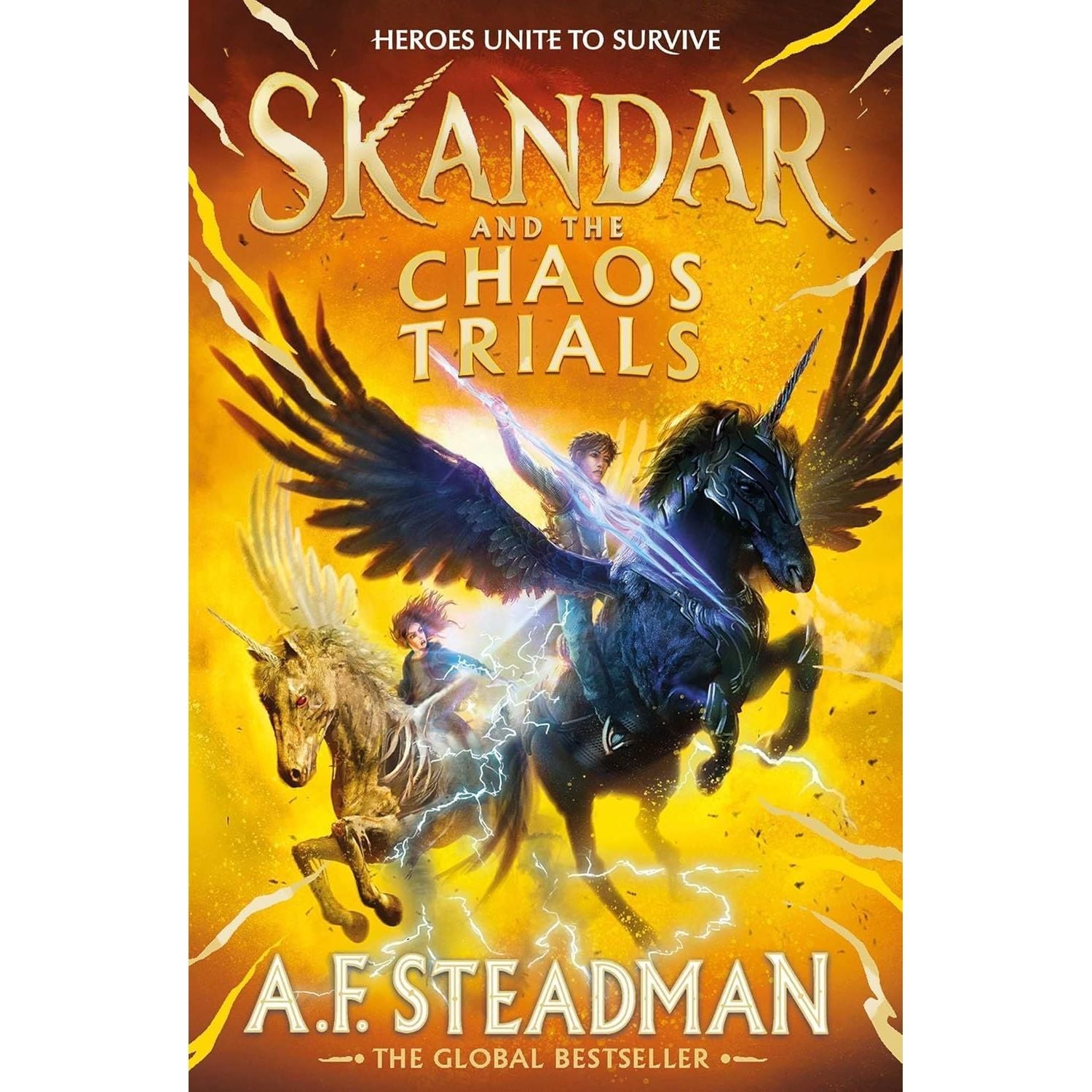 Skandar Series 2 Books Collection Set By A.F. Steadman (Skandar and the Chaos Trials & Skandar and the Skeleton Curse)