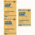 CGP Practice Papers Grade 9-1 GCSE AQA Higher Pack 2 3 Books Collection Set (Biology, Chemistry, Physics)
