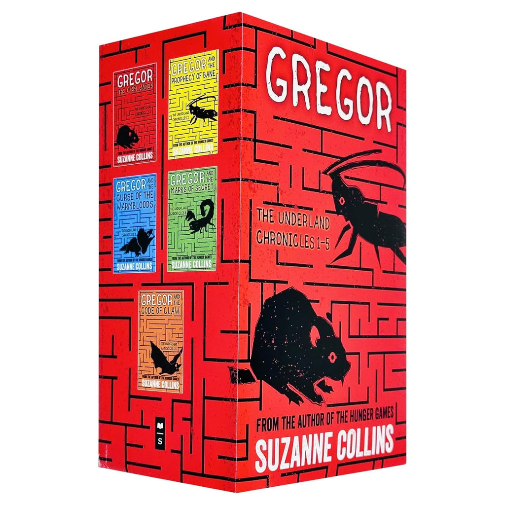 Gregor The Underland Chronicles Series 1-5 Books Collection Set By Suzanne Collins (The Marks of Secrets, Gregor the Overlander, The Prophecy of Bane)