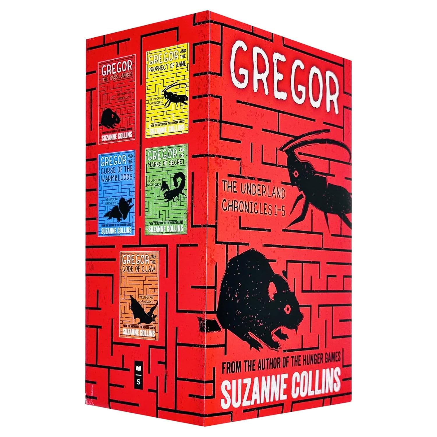 Gregor The Underland Chronicles Series 1-5 Books Collection Set By Suzanne Collins (The Marks of Secrets, Gregor the Overlander, The Prophecy of Bane)