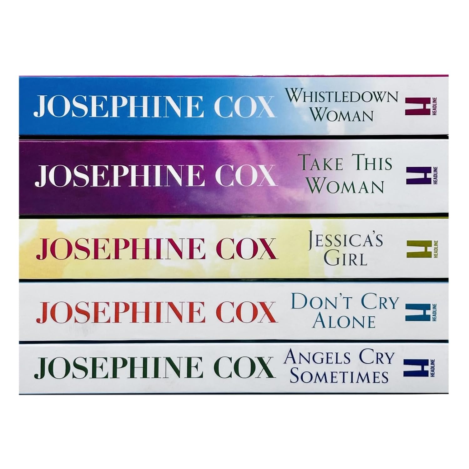 Josephine Cox Collection 5 Books Set (Whistledown Woman, Take this Woman, Jessica's Girl, Don't Cry Alone and Angels Cry Sometimes)