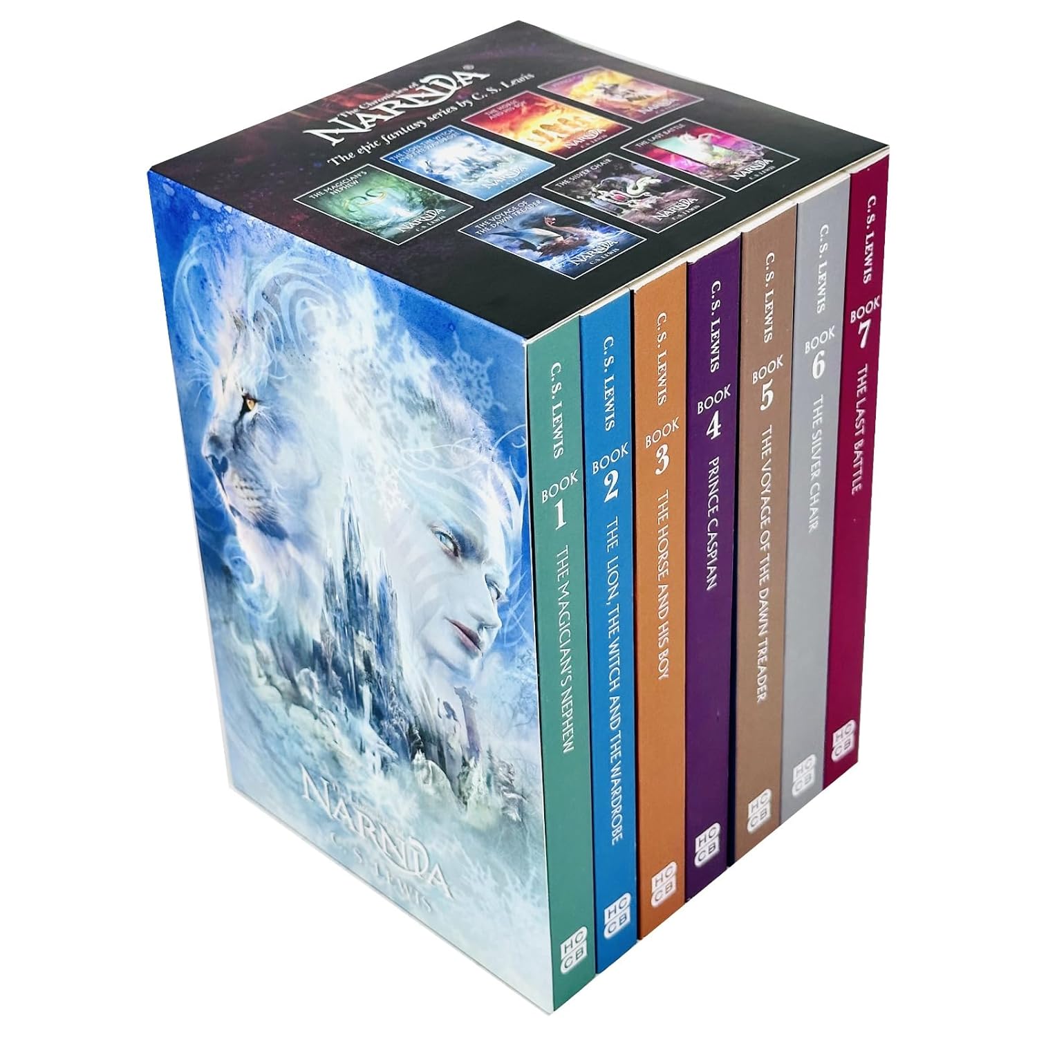 The Chronicles of Narnia 7 Books Collection Box Set By C S Lewis The Lion the Witch and the Wardrobe, The Horse and His Boy
