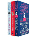 Jonathan Harvey 3 Books Collection Set (The Girl Who Just Appeared, The Secrets We Keep and The History of Us)
