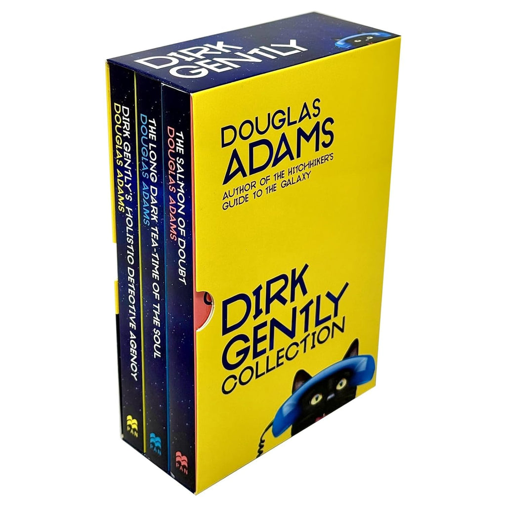 Dirk Gently 3 Books Boxset (Dirk Gently's Holistic Detective Agency, The Long Dark Tea-Time of the Soul, The Salmon of Doubt)