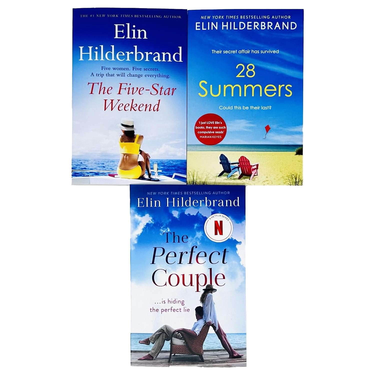 Elin Hilderbrand 3 Books Collection Set (The Perfect Couple, 28 Summers and The Five-Star Weekend)