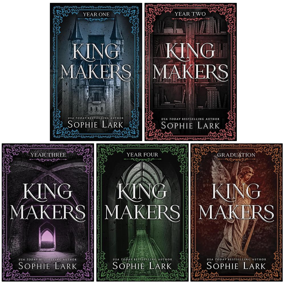 Kingmakers Series 1-5 Books Collection Set By Sophie Lark (Kingmakers Year One, Kingmakers Year Two, Kingmakers Year Three, Kingmakers Year Four and Kingmakers Graduation)