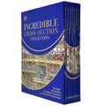 Stephen Biesty’s Incredible Cross-Sections 6-Book Collection Box Set + Poster Book (Cross-Sections Castle, Man-Of-War & More)