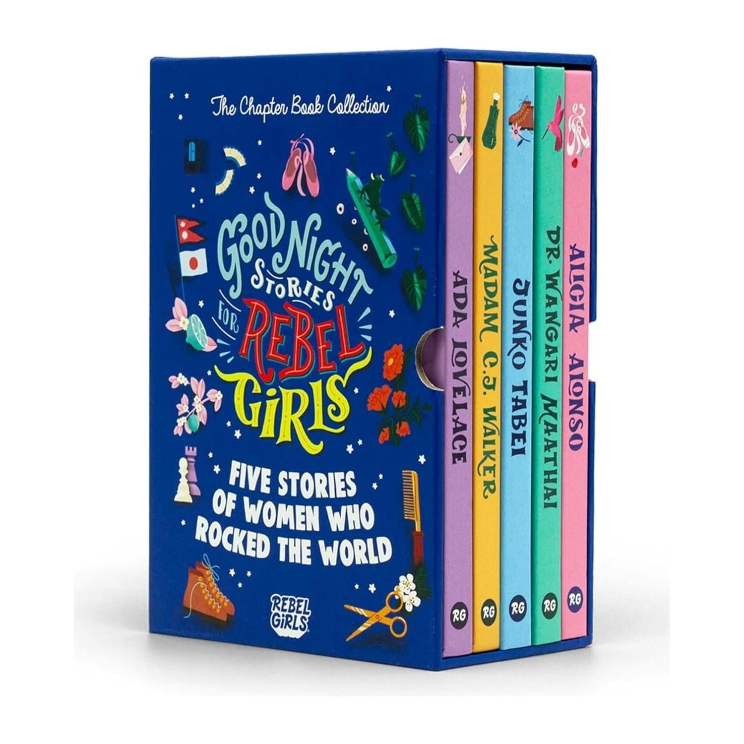 Good Night Stories for Rebel Girls 5 Books Collection Box Set (A Rebel Girls Chapter Books)