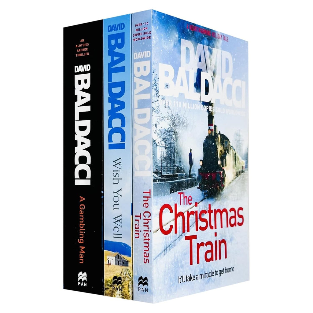 David Baldacci Collection 3 Books Set (The Christmas Train, Wish You Well and A Gambling Man)