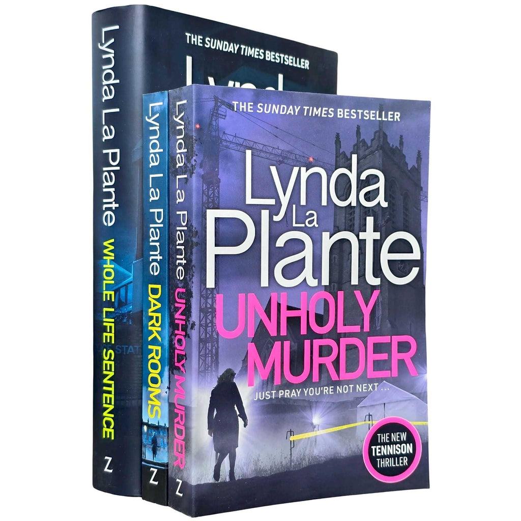 Jane Tennison Thrillers Book 7-9 By Lynda La Plante 3 Books Collection Set (Unholy Murder, Dark Rooms, Whole Life Sentence [])
