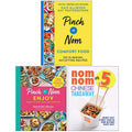 Pinch of Nom Comfort Food [], Pinch of Nom Enjoy [] and Nom Nom Chinese Takeaway In 5 Ingredients 3 Books Collection Set