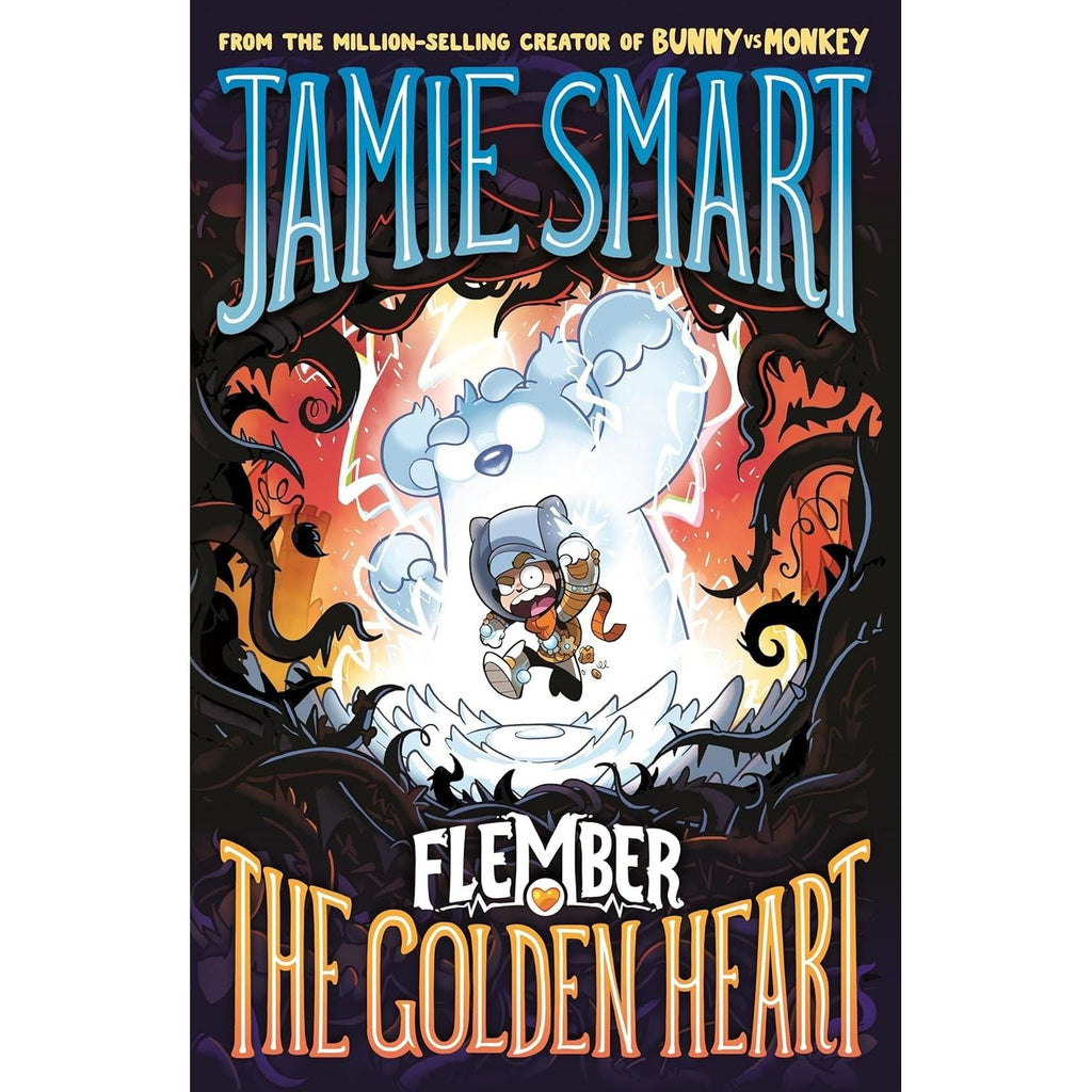 Flember Series 5 Books Collection Set (Books 1-5) by Jamie Smart (The Secret Book, Crystal Caves, Glowing Skull, Power of the Wildening, Golden Heart)