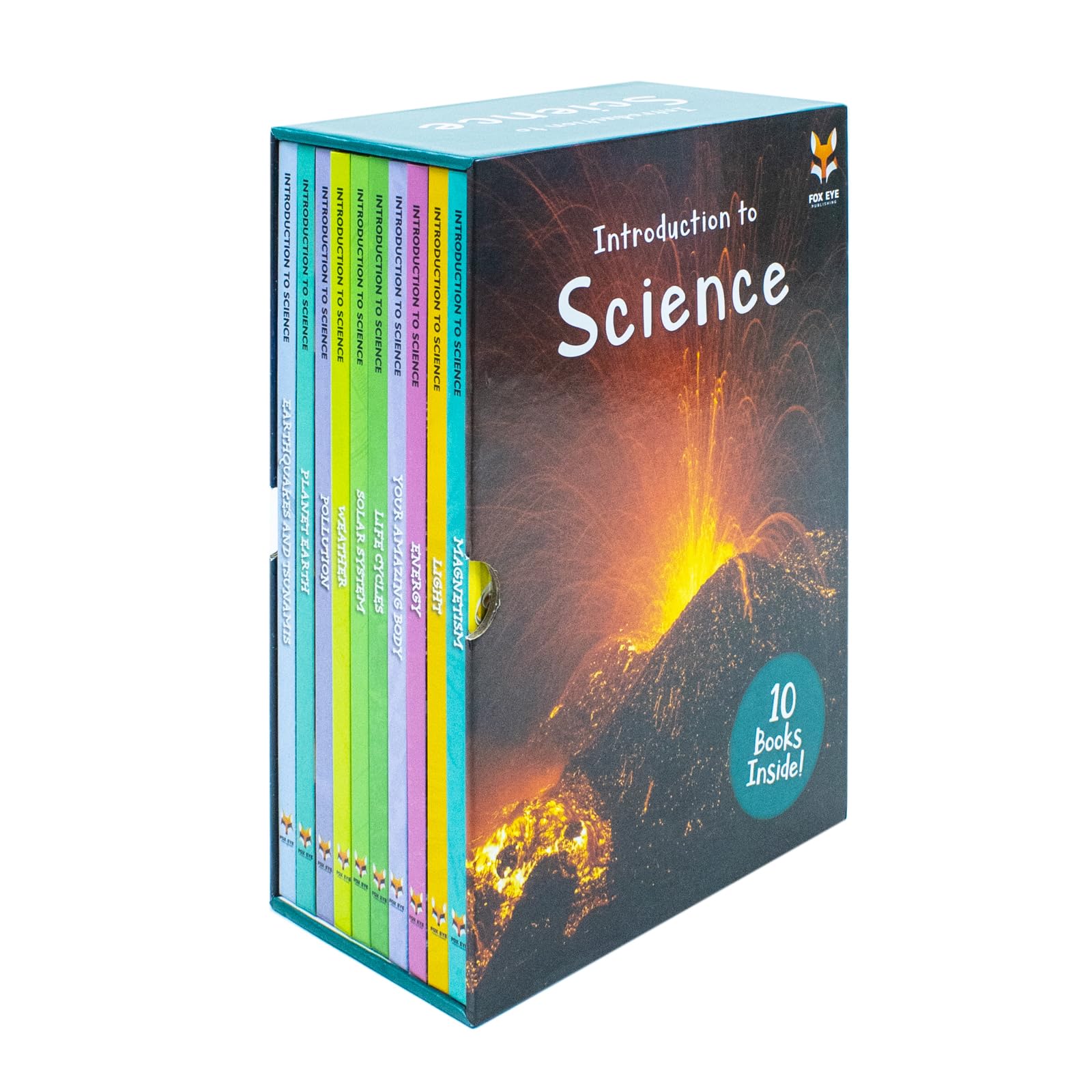 Children Introduction To Science For Beginners (Series 2) 10 Hardback Books Collection Set (Energy, Life Cycles, Light, Magnetism)