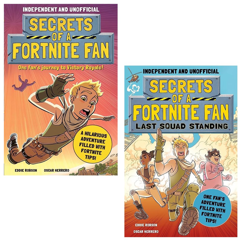 Secrets of a Fortnite Fan Series 2 Books Collection Set (Secrets of a Fortnite Fan, Secrets of a Fortnite Fan: Last Squad Standing)
