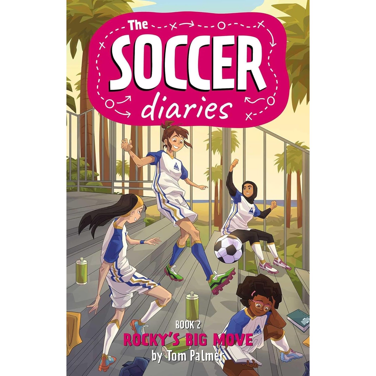 The Soccer Diaries 4 Books Collection Set by Tom Palmer (Rocky Takes L.A., Rocky's Big Move, Rocky Goes for Goal and Rocky Takes the Lead: World Book Day 2025)