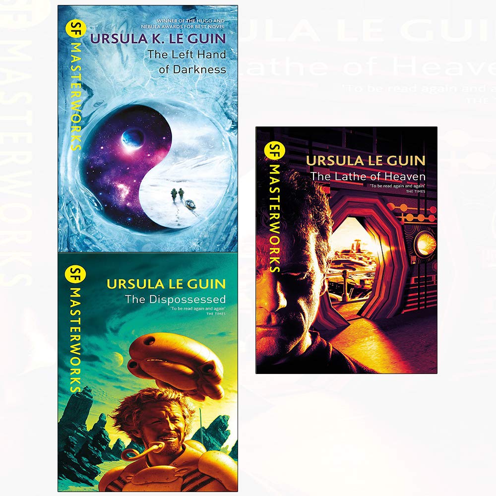 Left hand of darkness and dispossessed and lathe of heaven 3 books collection set
