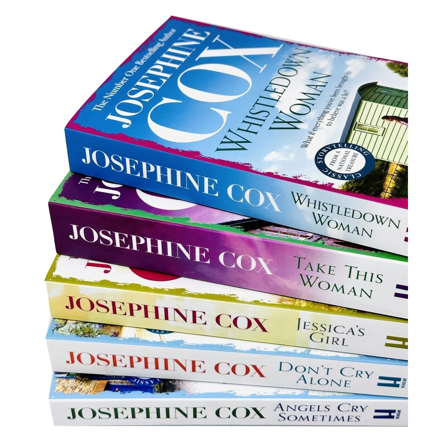 Josephine Cox Collection 5 Books Set (Whistledown Woman, Take this Woman, Jessica's Girl, Don't Cry Alone and Angels Cry Sometimes)