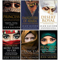 Princess Series 6 Books Collection Set By Jean Sasson (Princess, Daughters Of Arabia, Desert Royal, Princess More Tears to Cry)