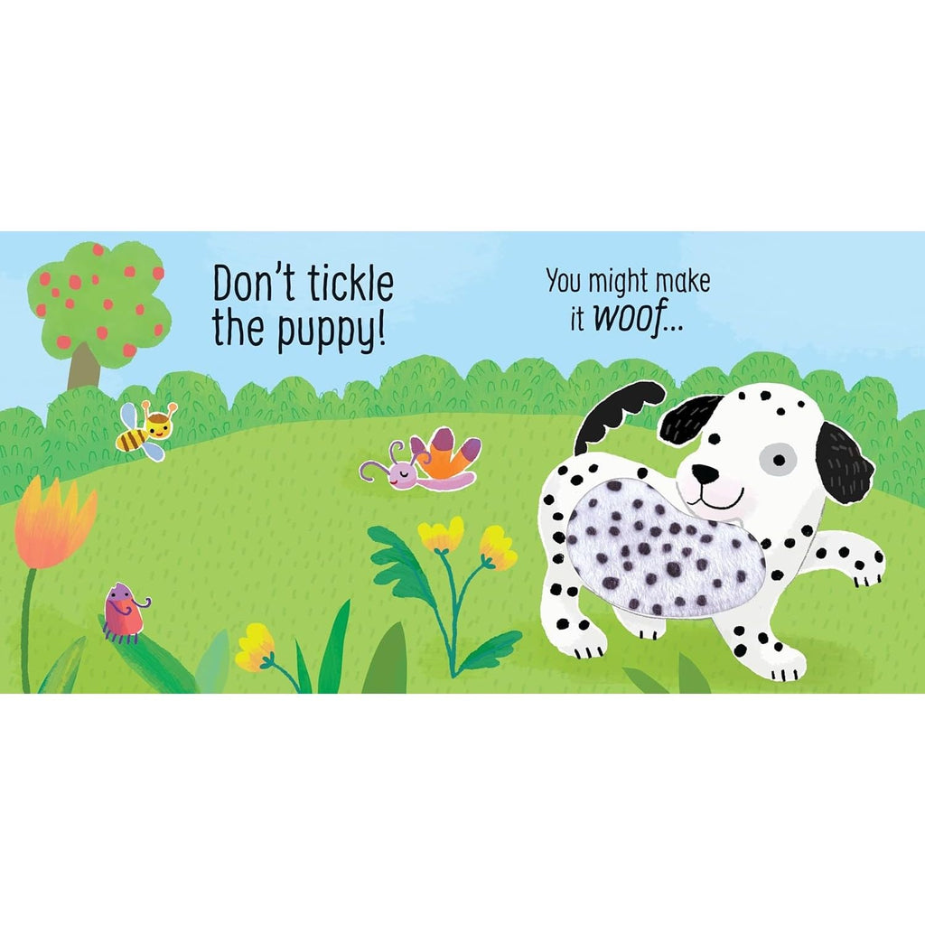 Don't Tickle the Puppy! (DON’T TICKLE Touchy Feely Sound Books) by Sam Taplin