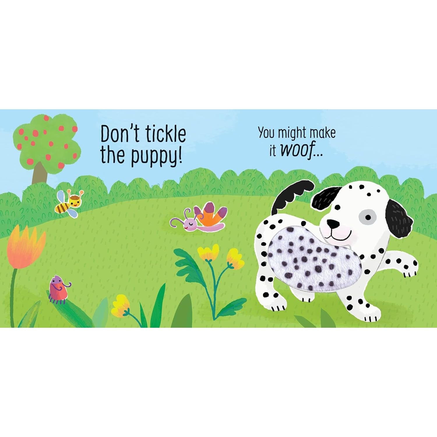 Don't Tickle the Puppy! (DON’T TICKLE Touchy Feely Sound Books) by Sam Taplin