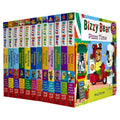 Bizzy Bear: Series 1 & 2 Collection 12 Board Books Set by Benji Davies (Train Driver, Aeroplane Pilot, Ship’s Captain, Ambulance Rescue, Recycling Truck, Deep-Sea Diver, Zoo Ranger & More)