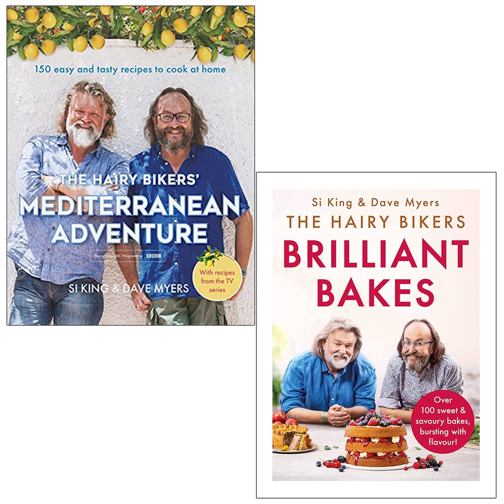 The Hairy Bikers Collection 2 Books Set (Mediterranean Adventure and Brilliant Bakes)