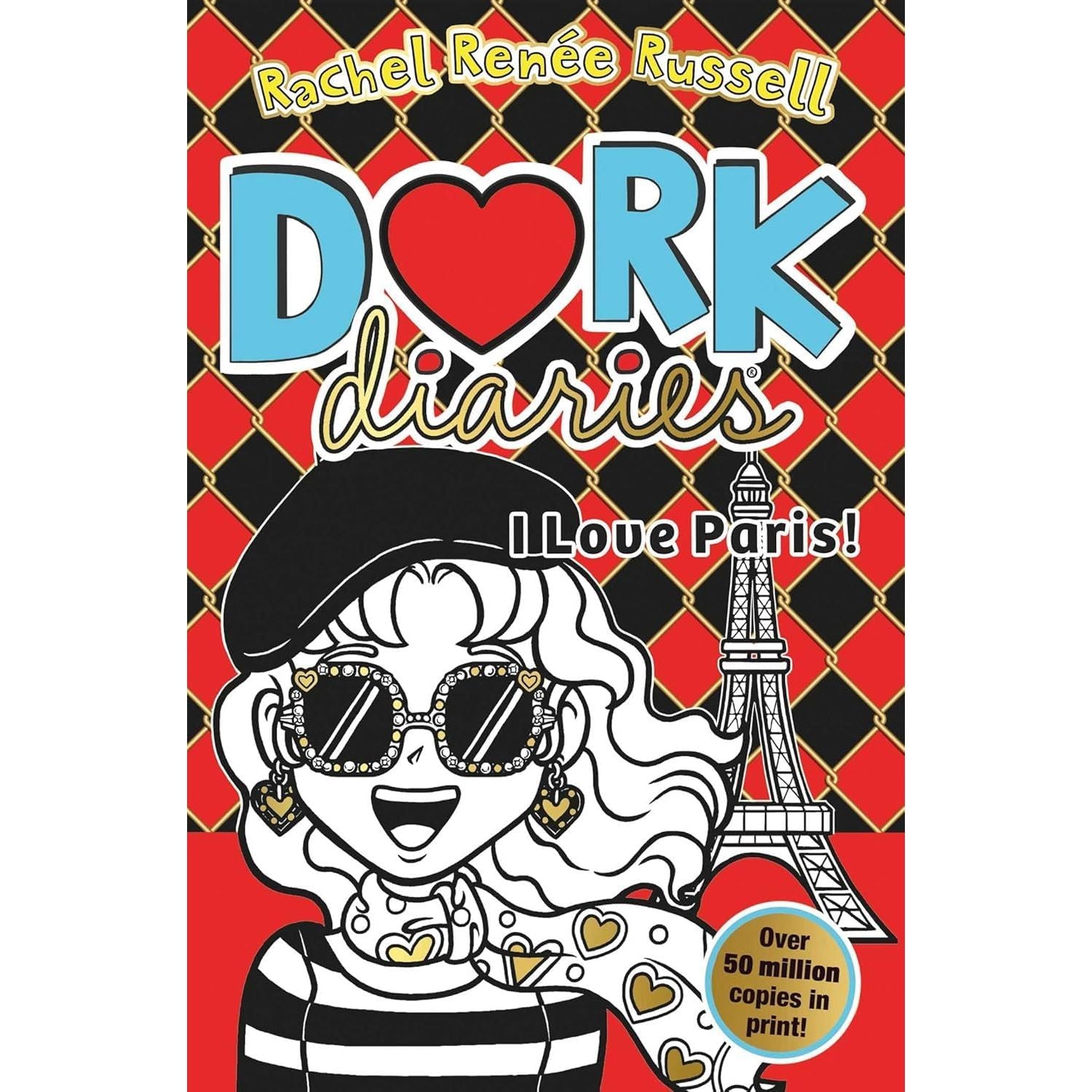Dork Diaries Collection 4 Books Set (Volume 13-16) By Rachel Renee Russell (Sister Showdown, Birthday Drama!, Spectacular Superstar and I Love Paris!)