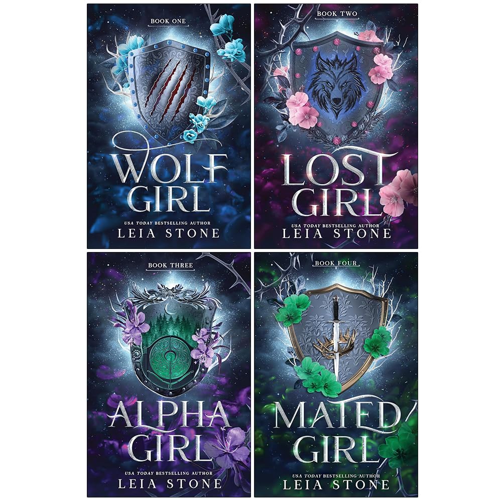 Wolf Girl Series 4 Books Collection Set By Leia Stone (Alpha Girl, Wolf Girl, Lost Girl & Mated Girl)