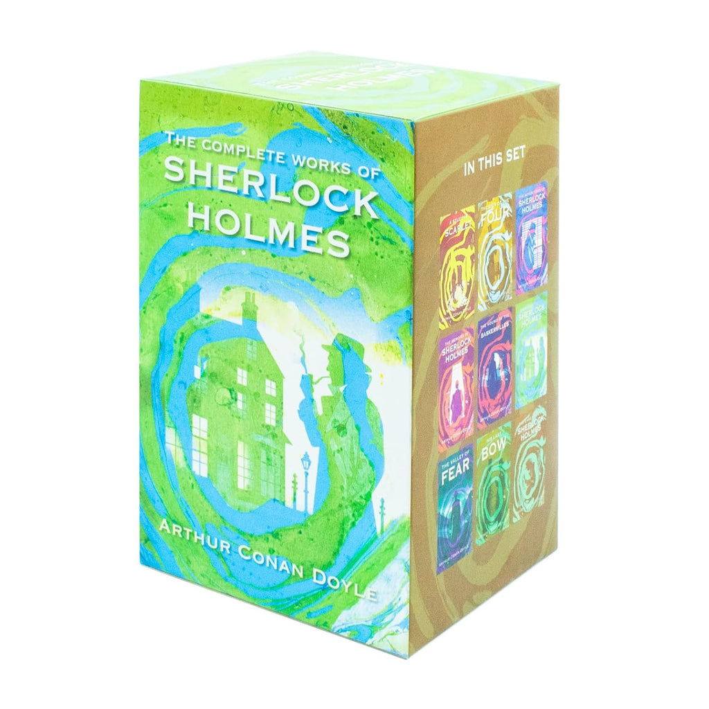 The Complete Work of Sherlock Holmes 9 Books Collection Set (A Study In Scarlet, The Sign Of Four, The Adventures of Sherlock Holmes, The Memoirs of Sherlock Holmes)