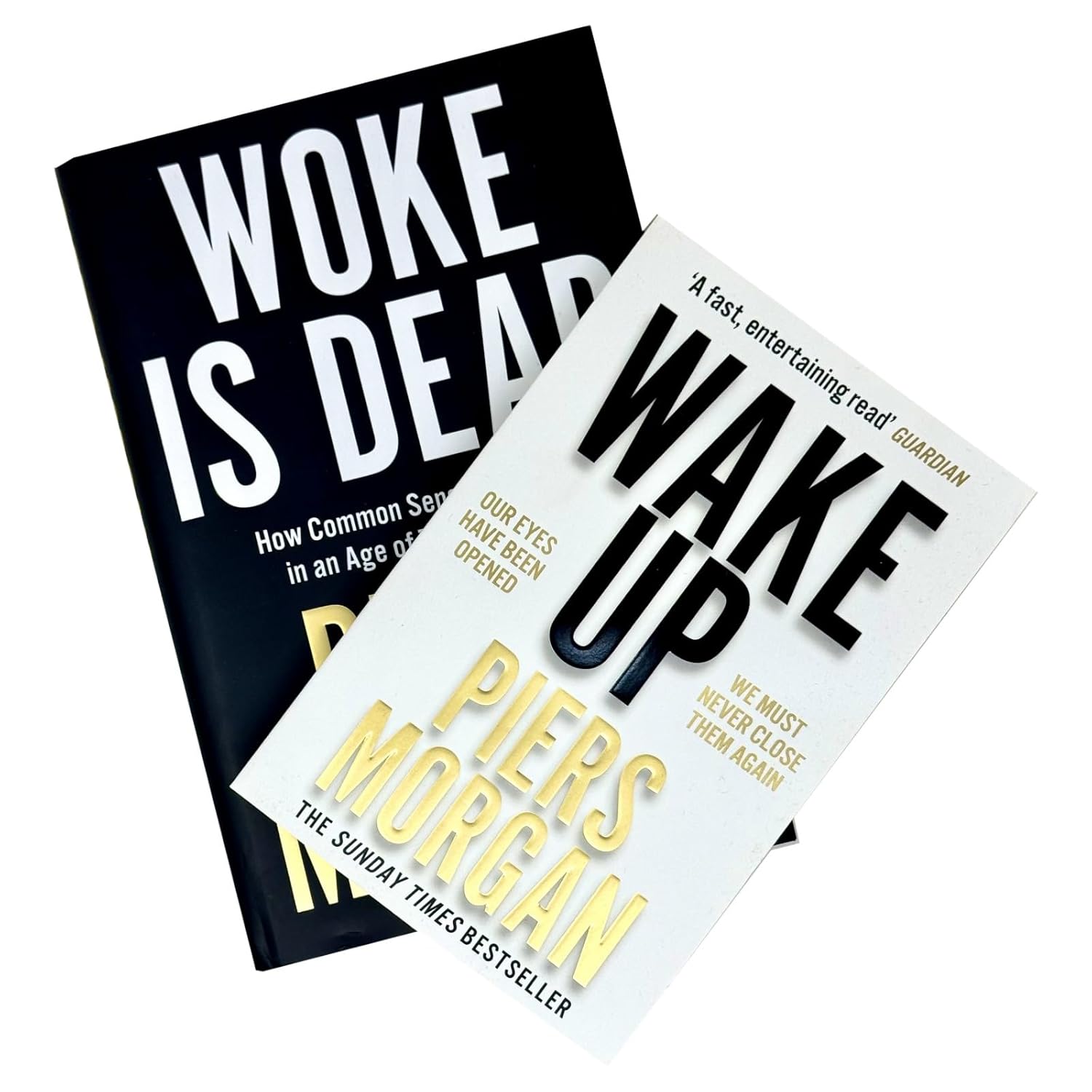 Piers Morgan 2 Books Collection Set (Woke Is Dead(HB), Wake Up)