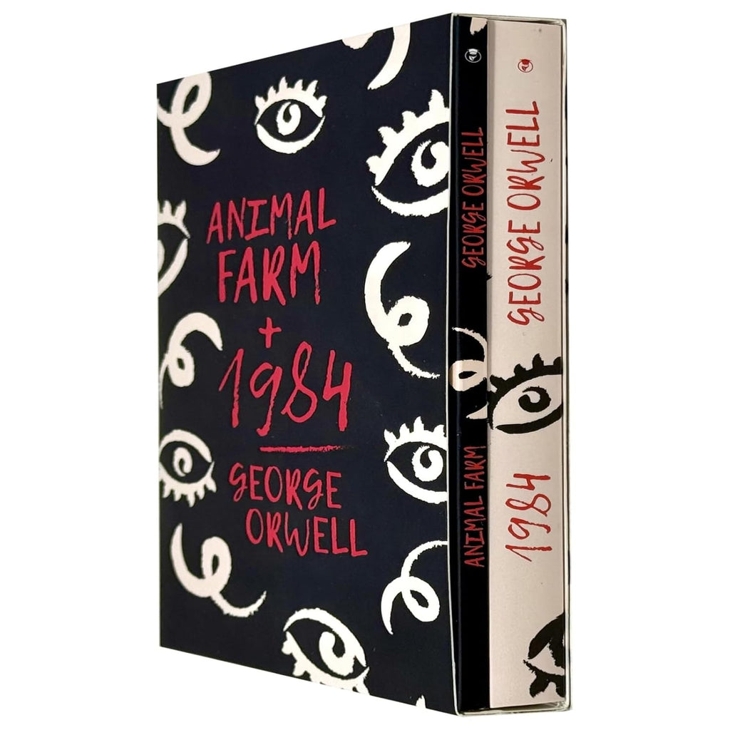 George Orwell 2 Books Collection Set (1984 & Animal Farm) Classic Dystopian Novels