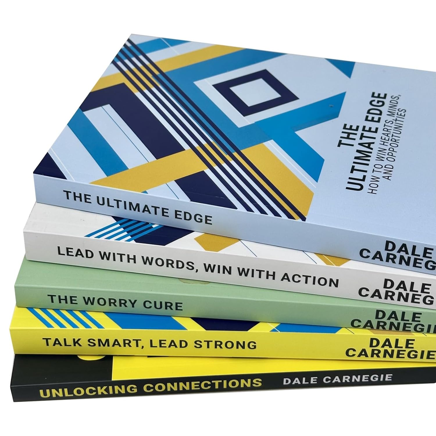 Dale Carnegie 5 Books Collection Set (Unlocking Connections, Talk Smart Lead Strong, The Worry Cure)
