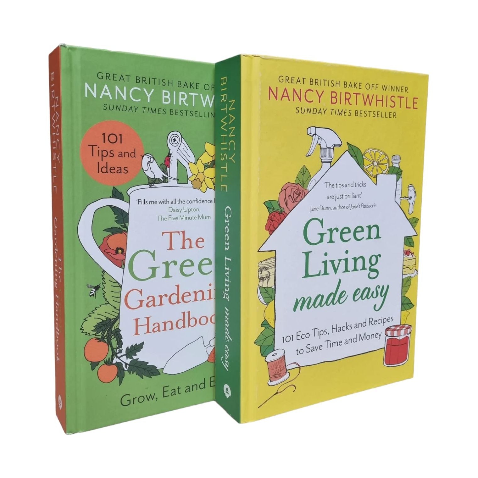 Green Living and The Green Gardening Handbook 2 Book Set by Nancy Birtwhistle