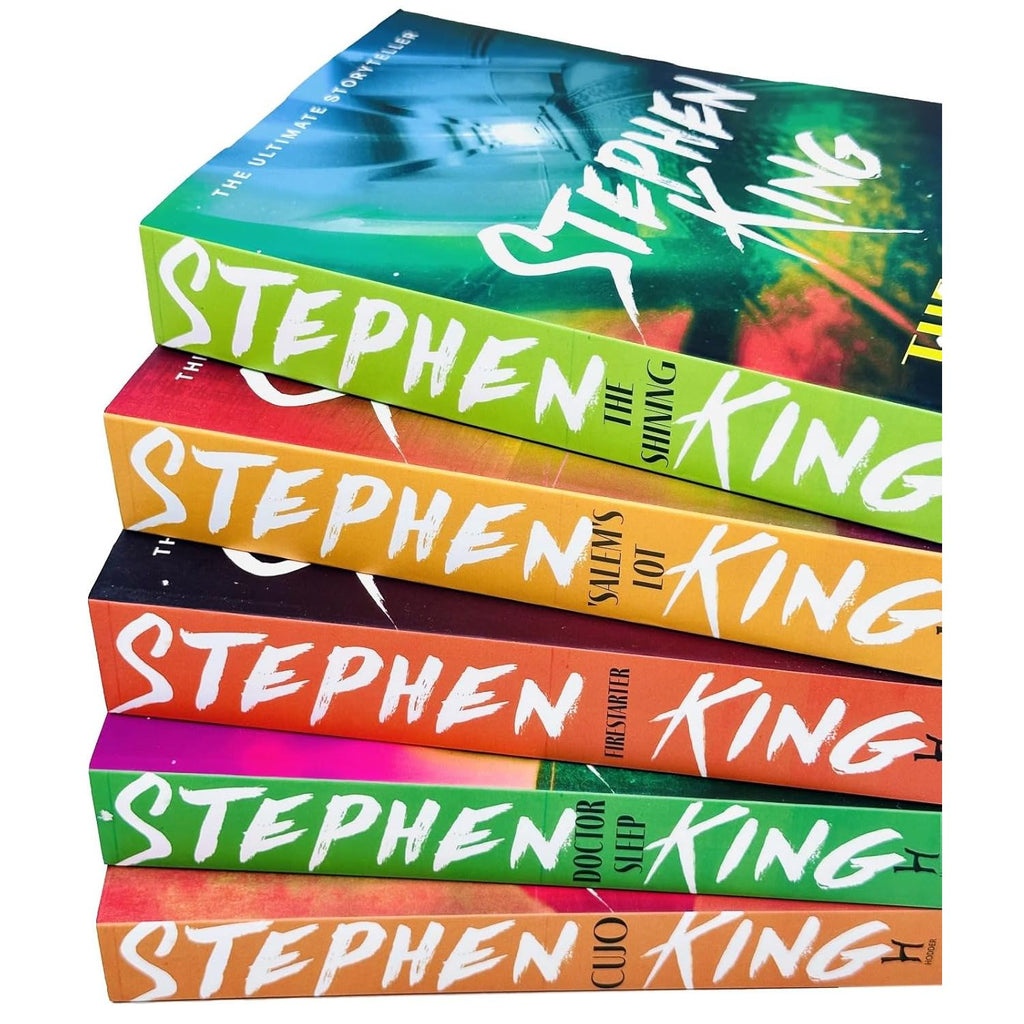 Stephen King Collection 5 Books Set (The Shining, Salem's Lot, Firestarter, Doctor Sleep and Cujo)