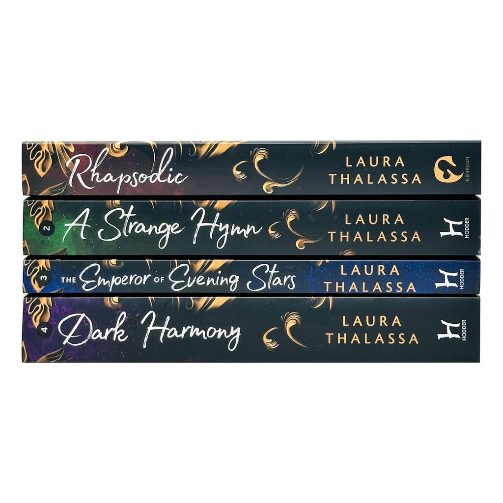 The Bargainer Series 4 Books Collection Set by Laura Thalassa (Rhapsodic, The Emperor of Evening Stars)