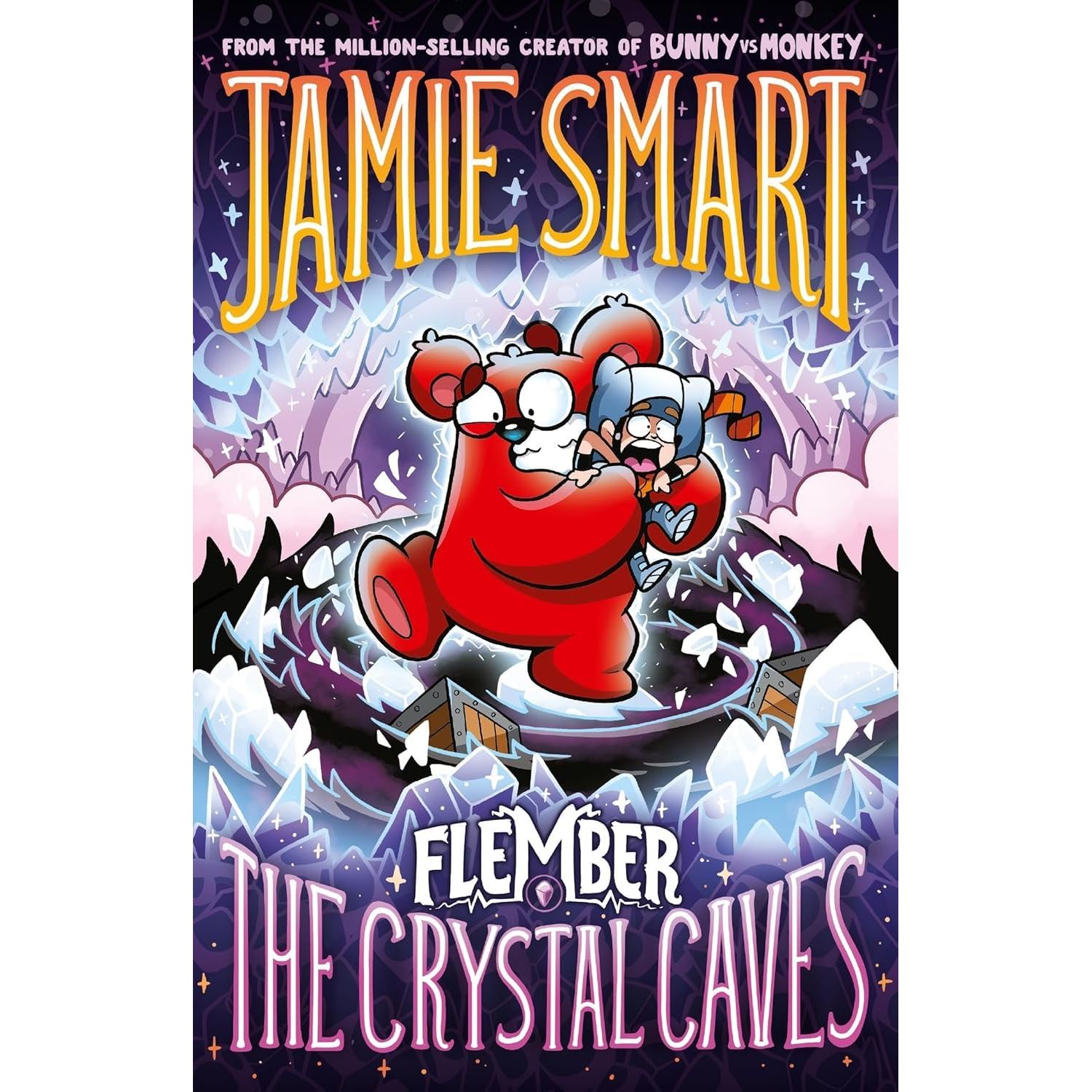 Flember Series 5 Books Collection Set (Books 1-5) by Jamie Smart (The Secret Book, Crystal Caves, Glowing Skull, Power of the Wildening, Golden Heart)