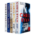 Chris Ryan Collection 5 Books Set (Hunter Killer, Masters of War, Head Hunters, Warlord and Red Strike)
